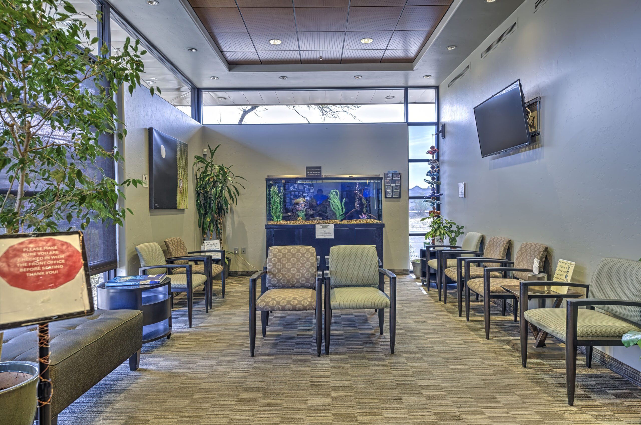 Dental waiting room